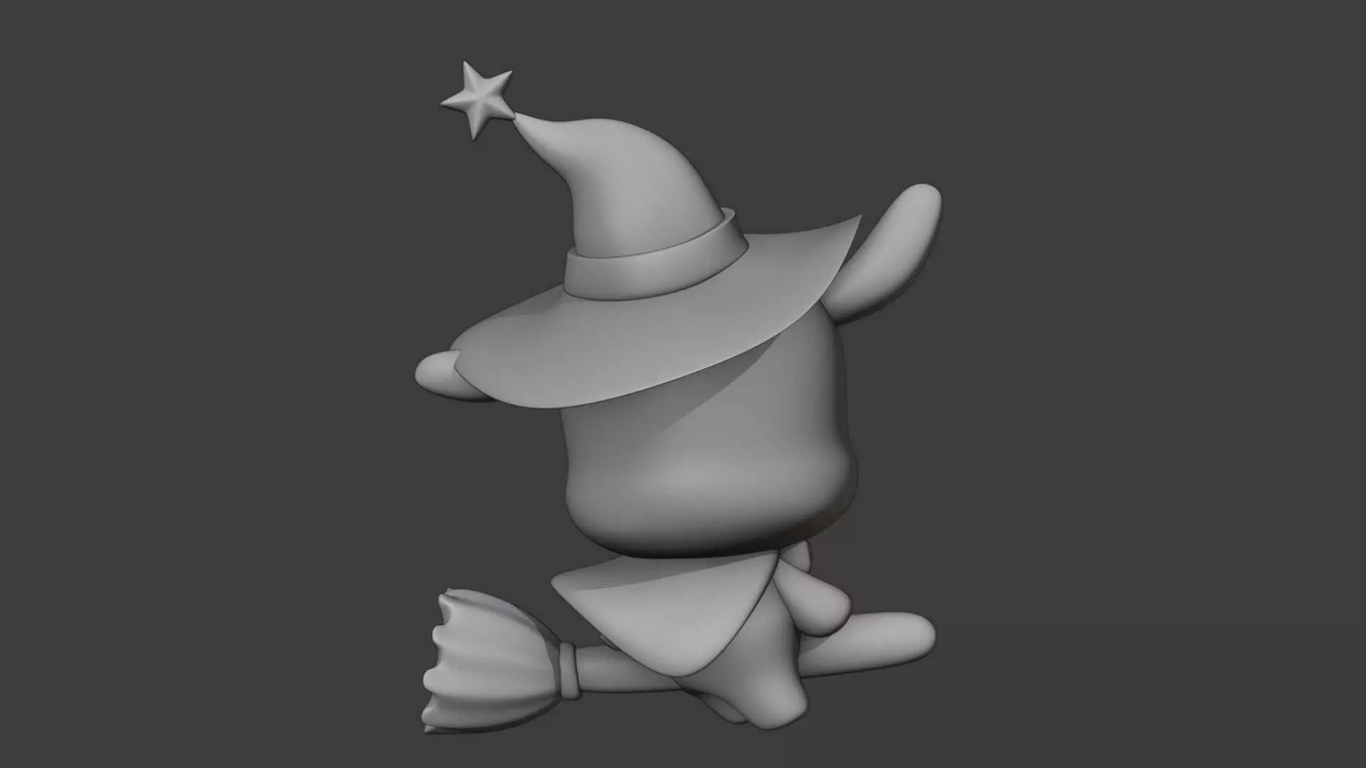 Halloween wizard sanrio pochacco 31 3D print model_5