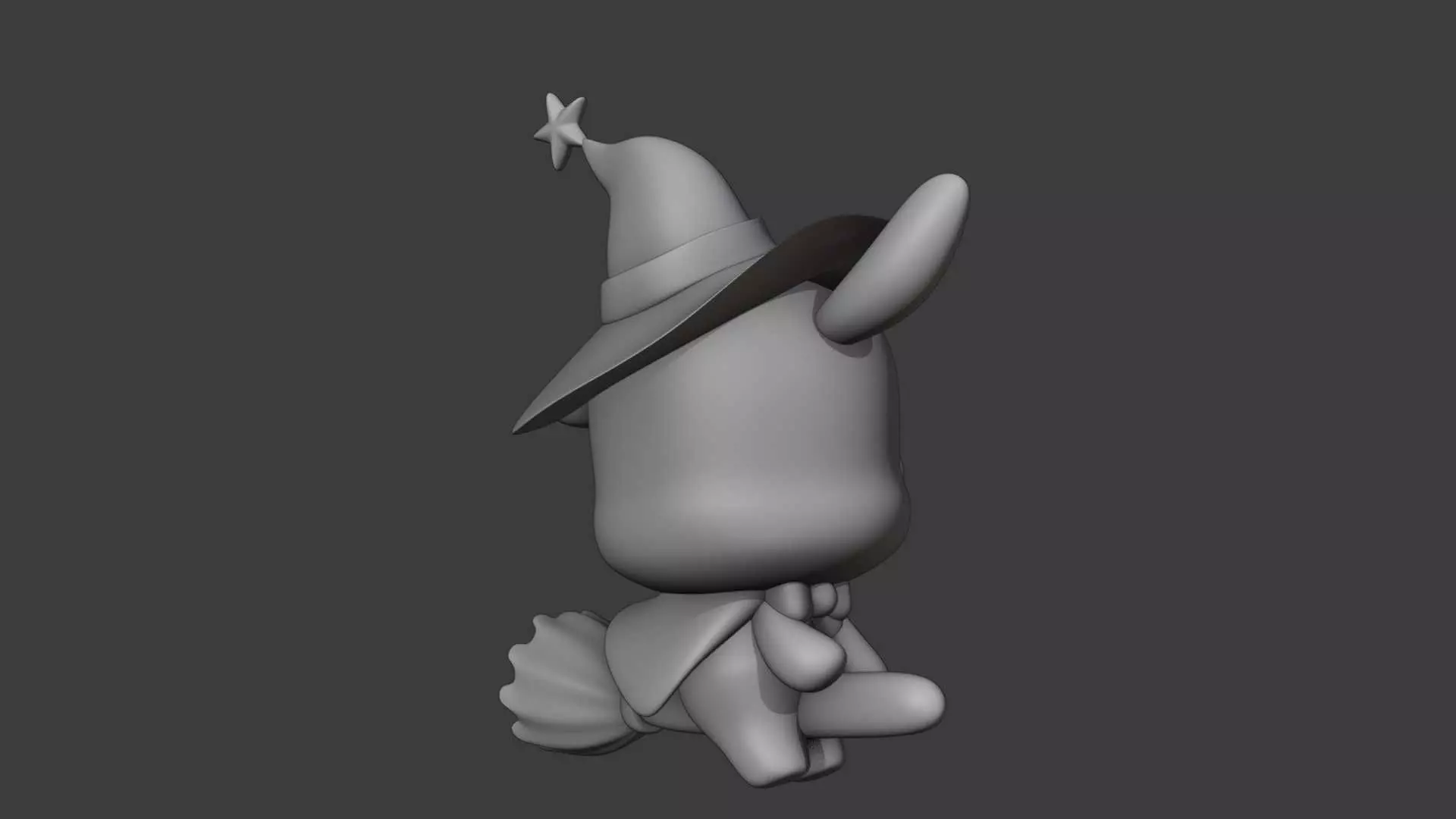 Halloween wizard sanrio pochacco 31 3D print model_4