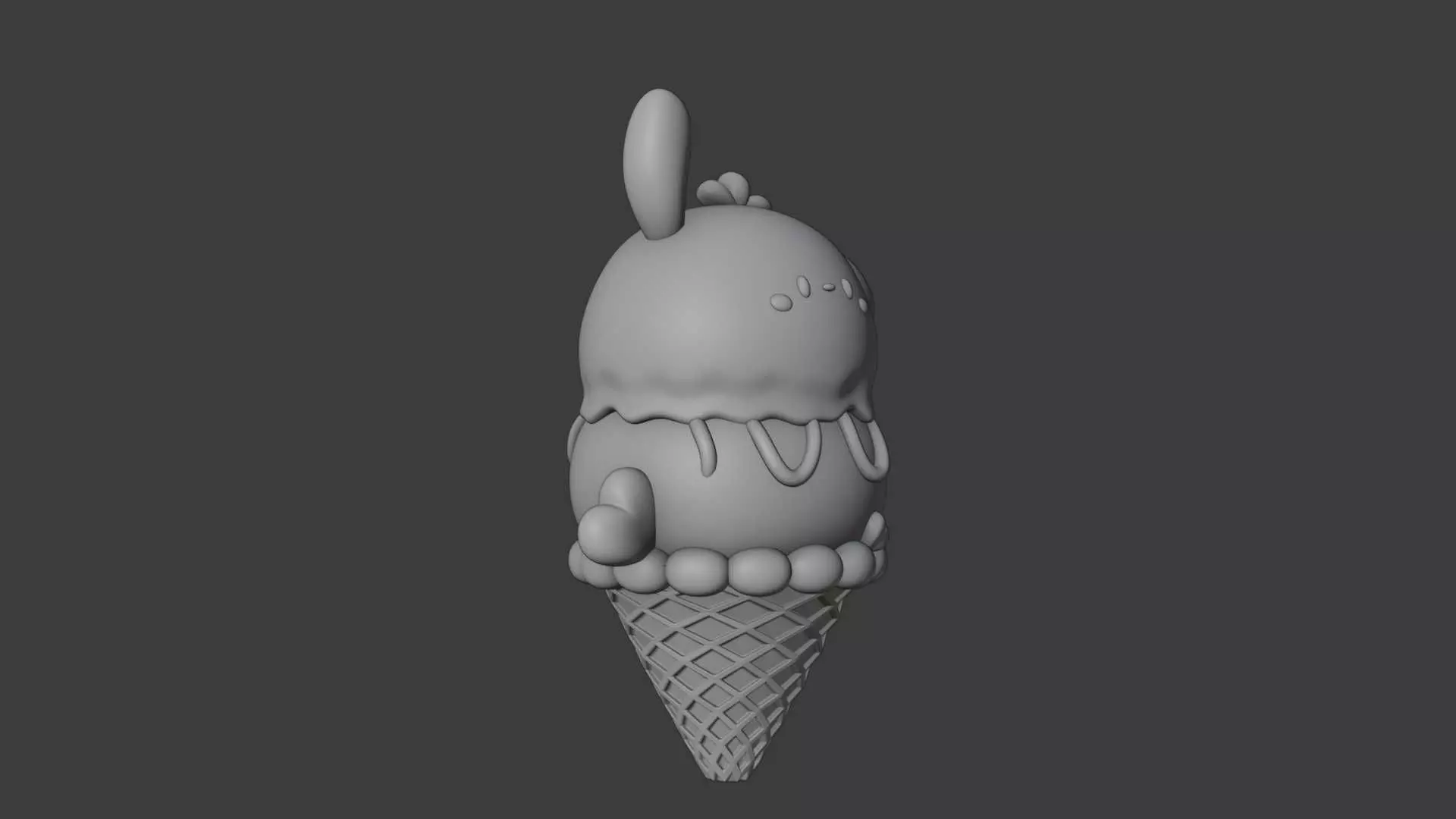 Summer sanrio ice cream pochacco 29 3D print model_2