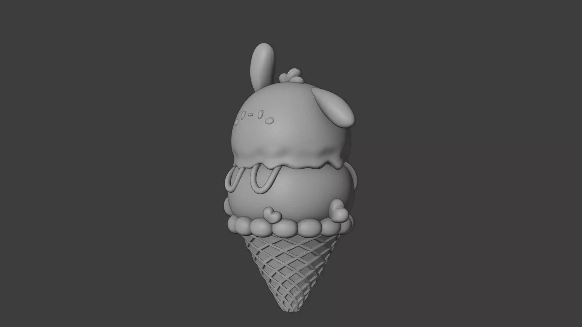 Summer sanrio ice cream pochacco 29 3D print model_8
