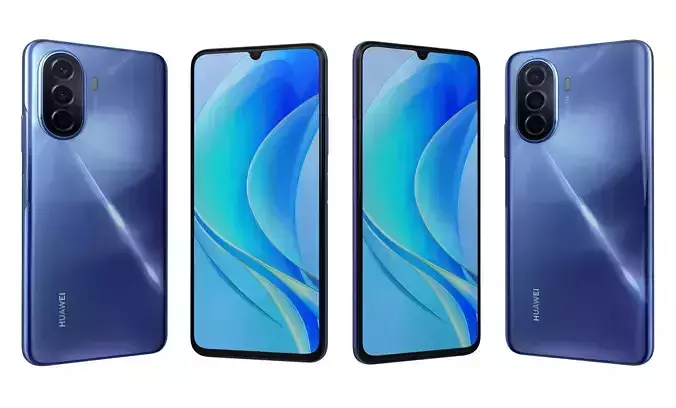 Huawei Nova Y70 Crystal Blue High Poly