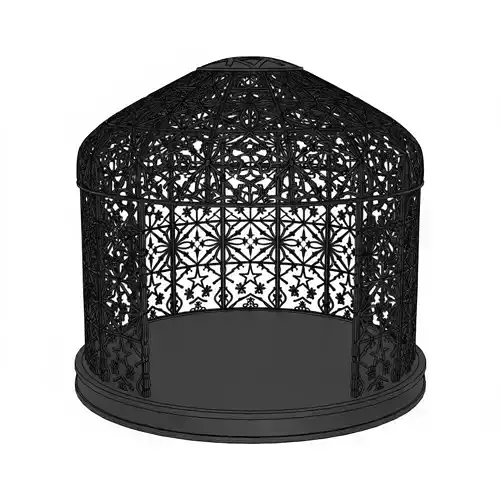 Mongolian Hollow Tent 3D Model