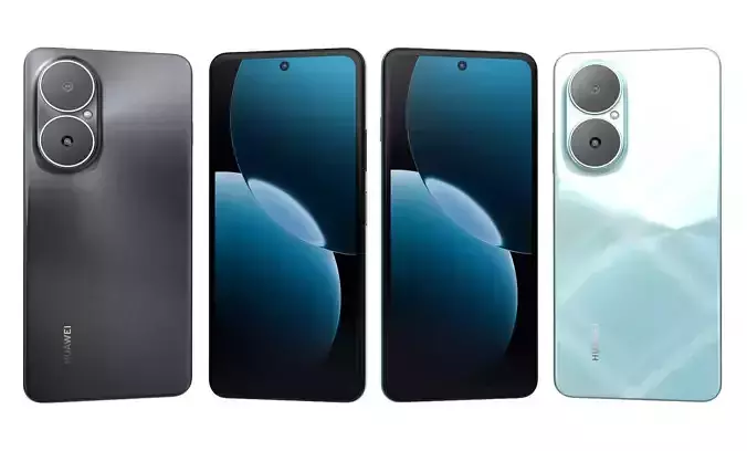 Huawei Nova Y73 Black And Blue High Poly