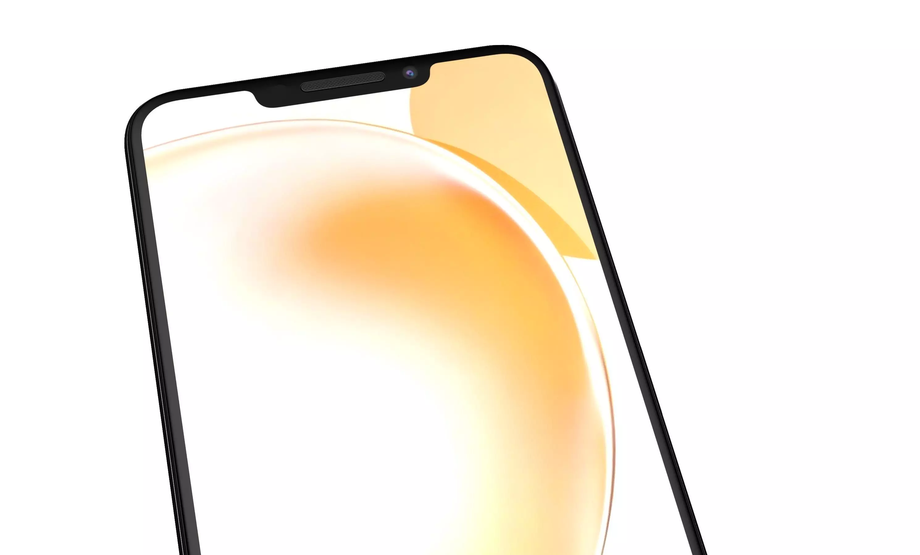 Huawei Nova Y91 Black High Poly 3D model_8