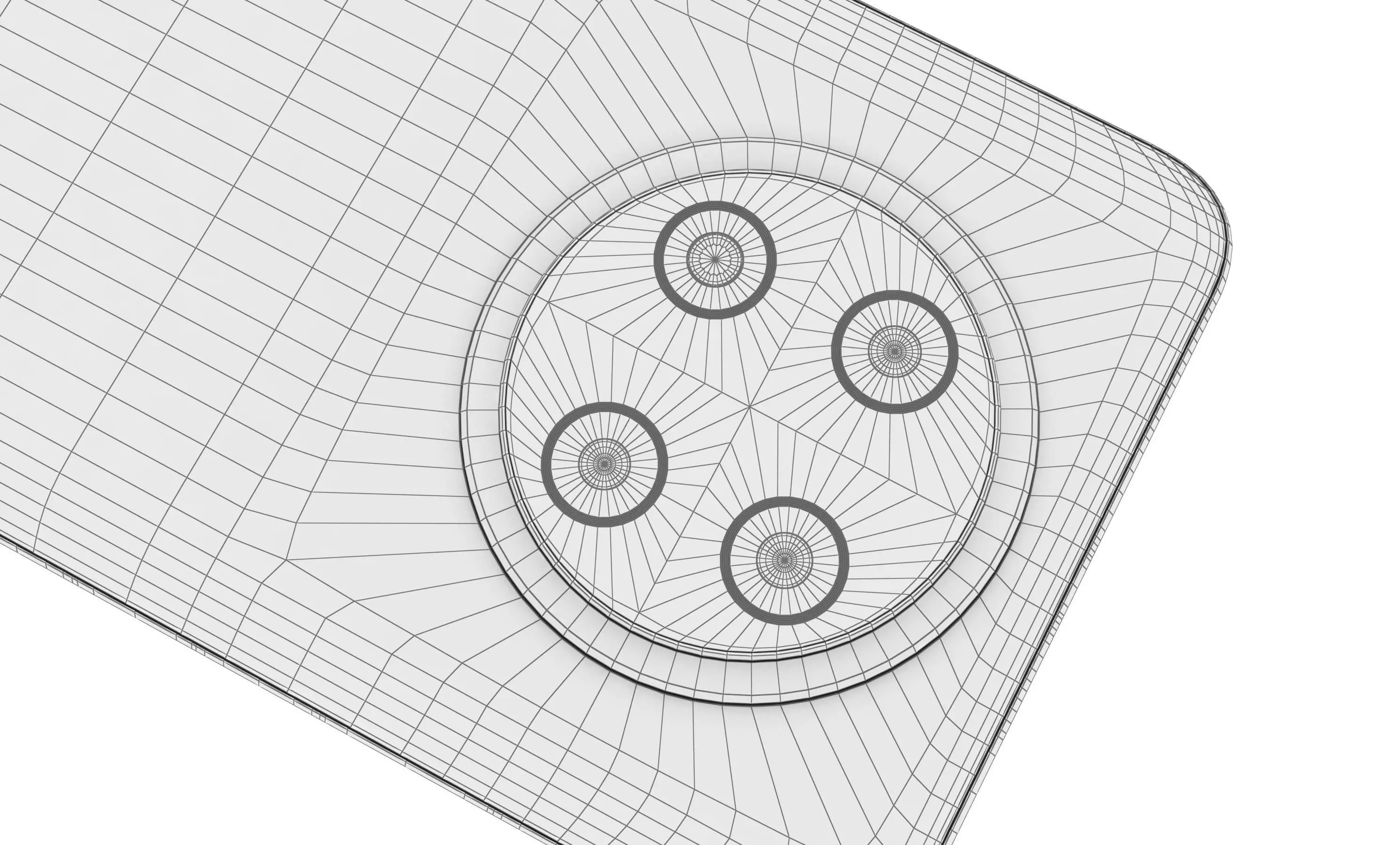 Huawei Nova Y91 Black High Poly 3D model_20