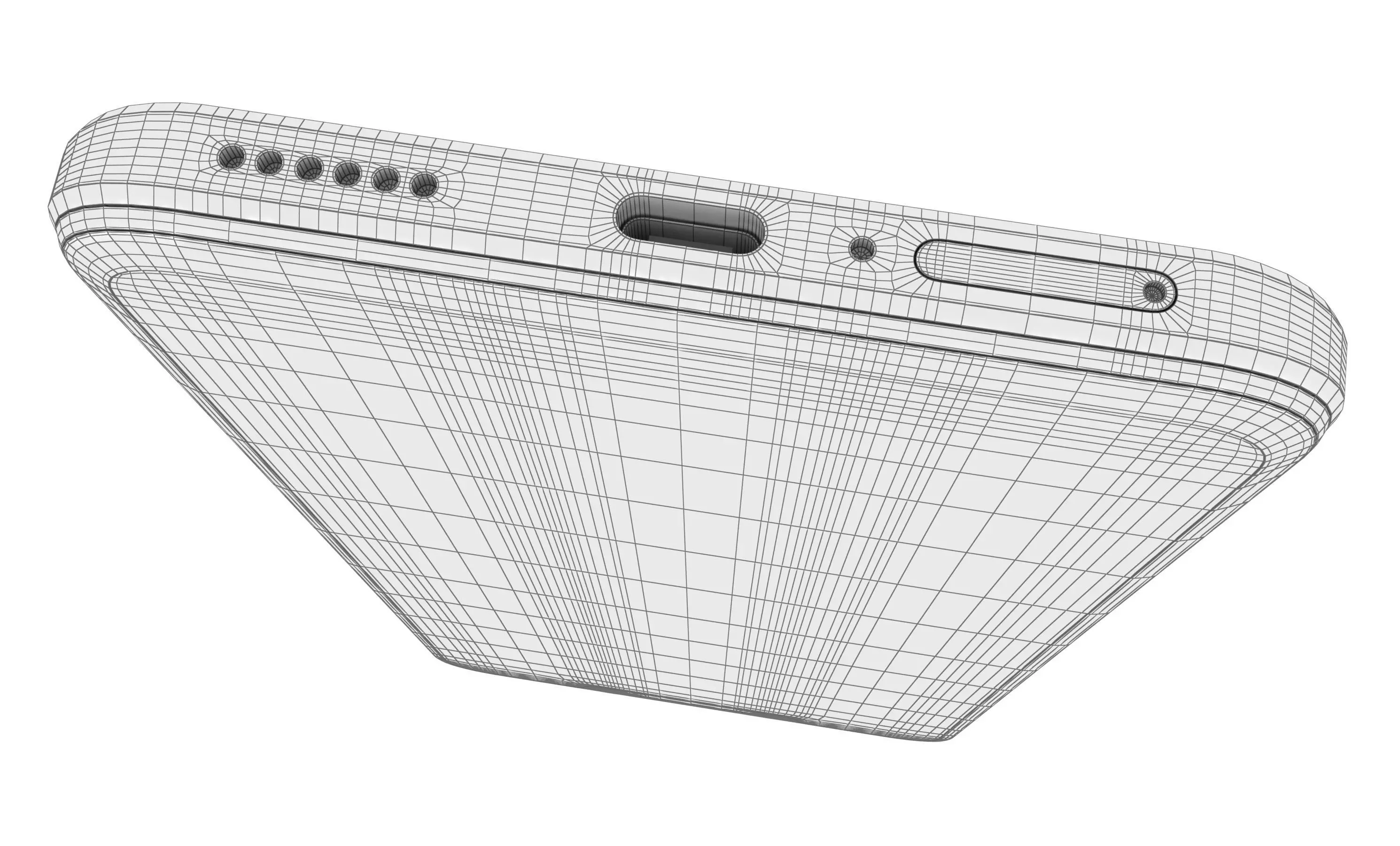 Huawei Nova Y91 Black High Poly 3D model_15