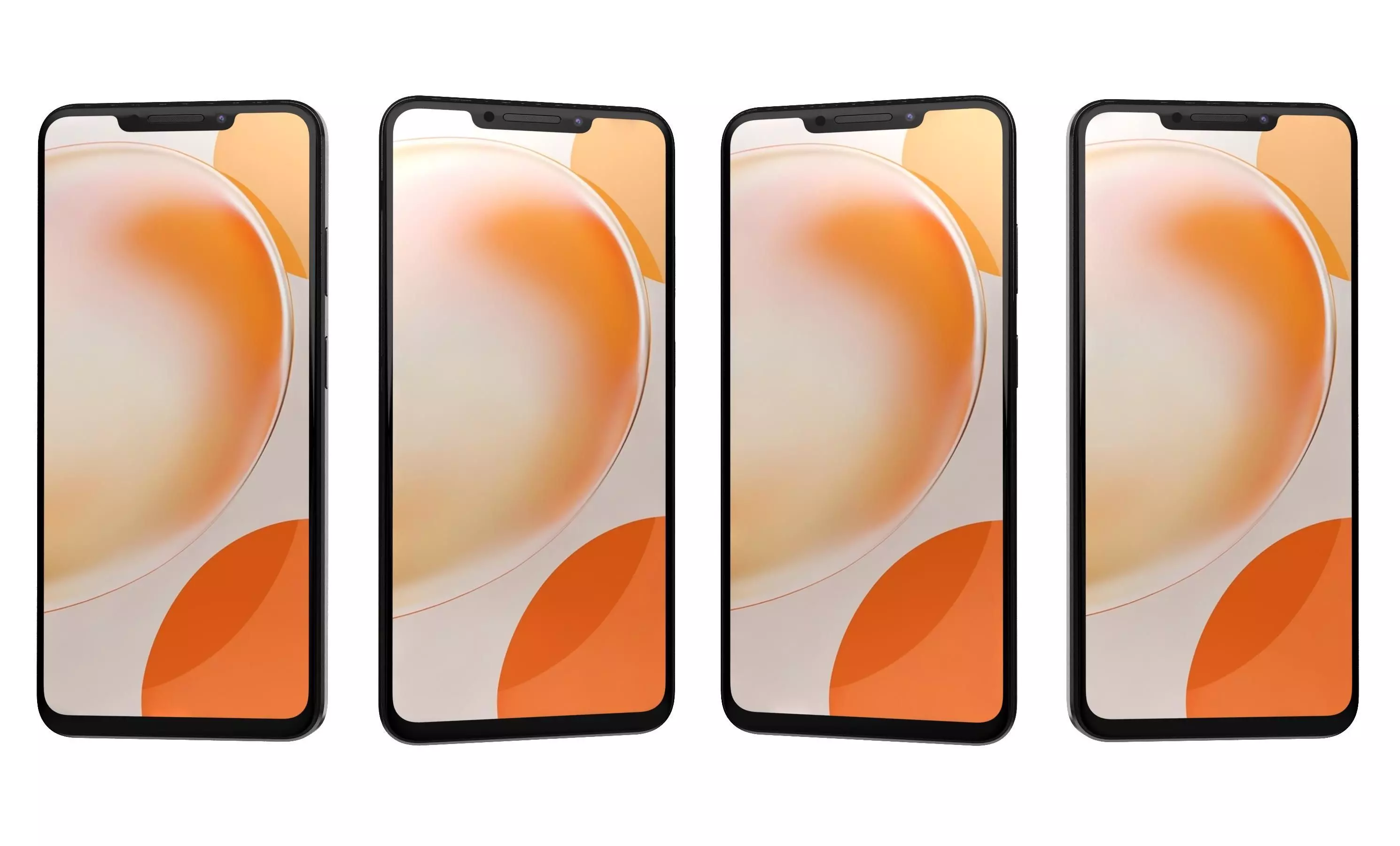 Huawei Nova Y91 Black High Poly 3D model_28