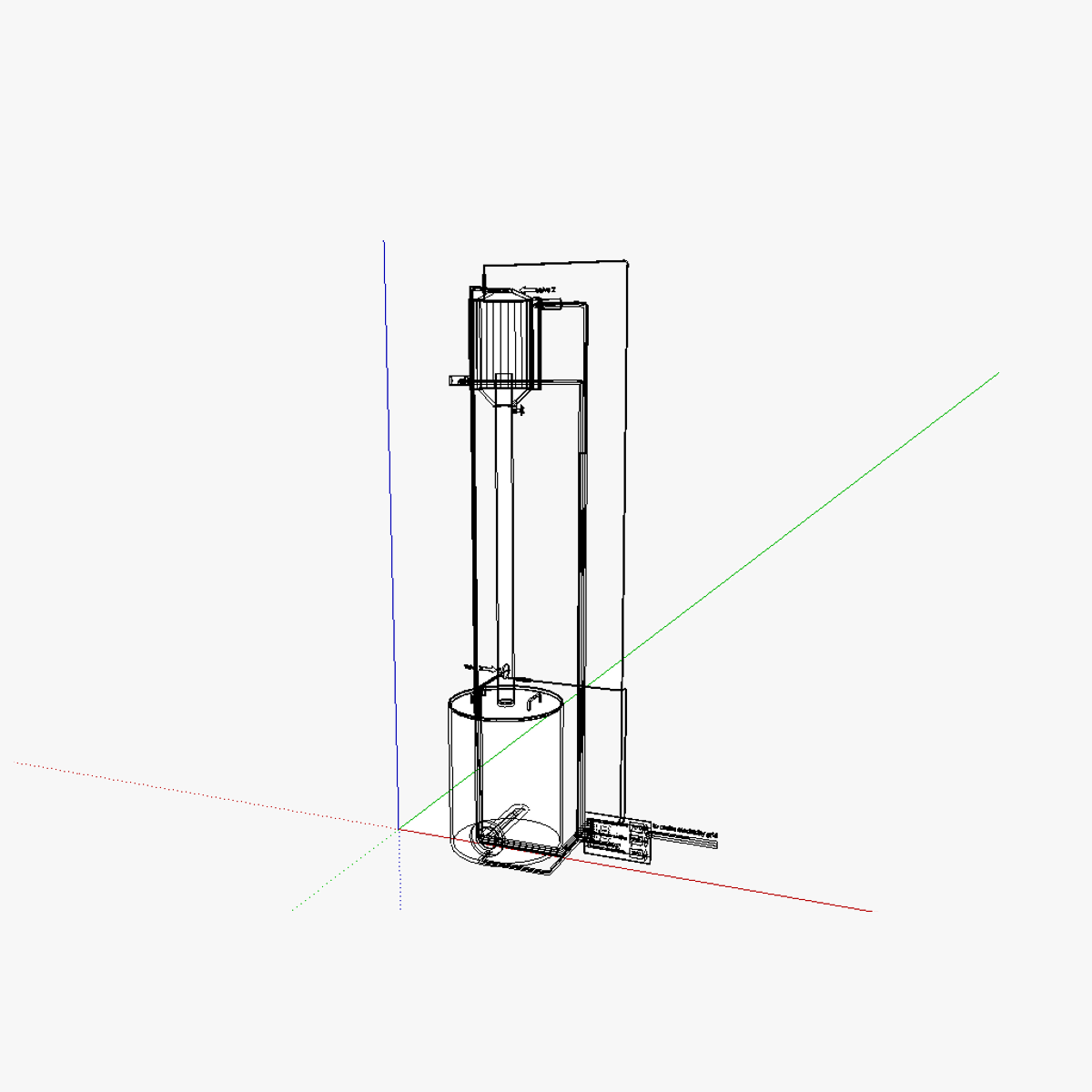 AT fractionating column 3D model_5
