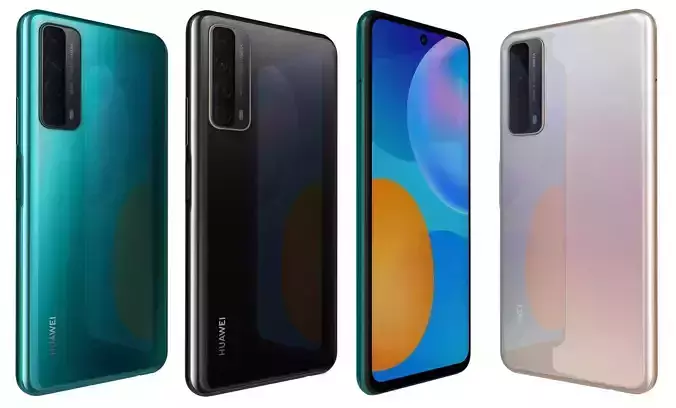 Huawei P Smart 2021 All Colors High Poly