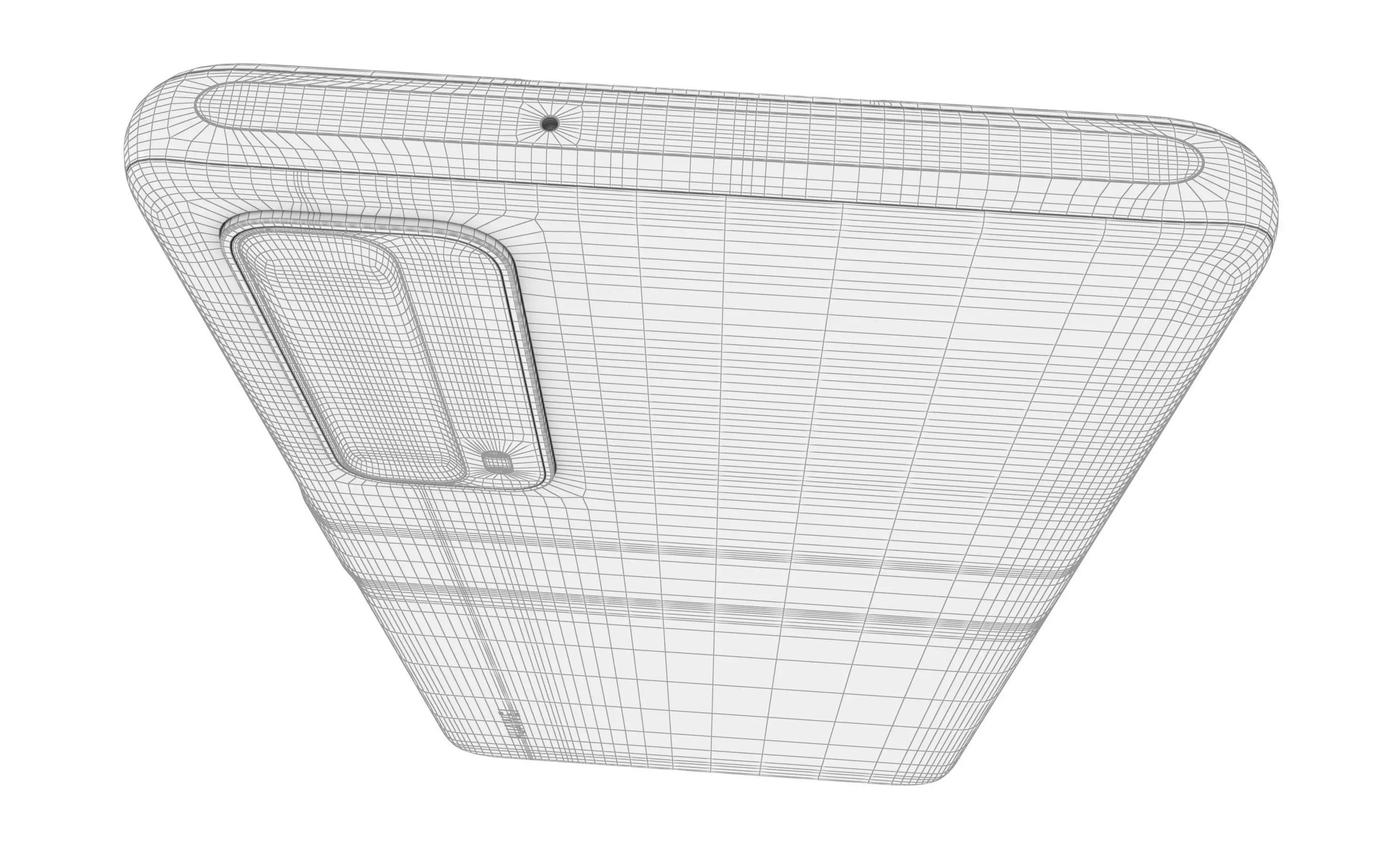 Huawei P Smart 2021 Blush Gold High Poly 3D model_14