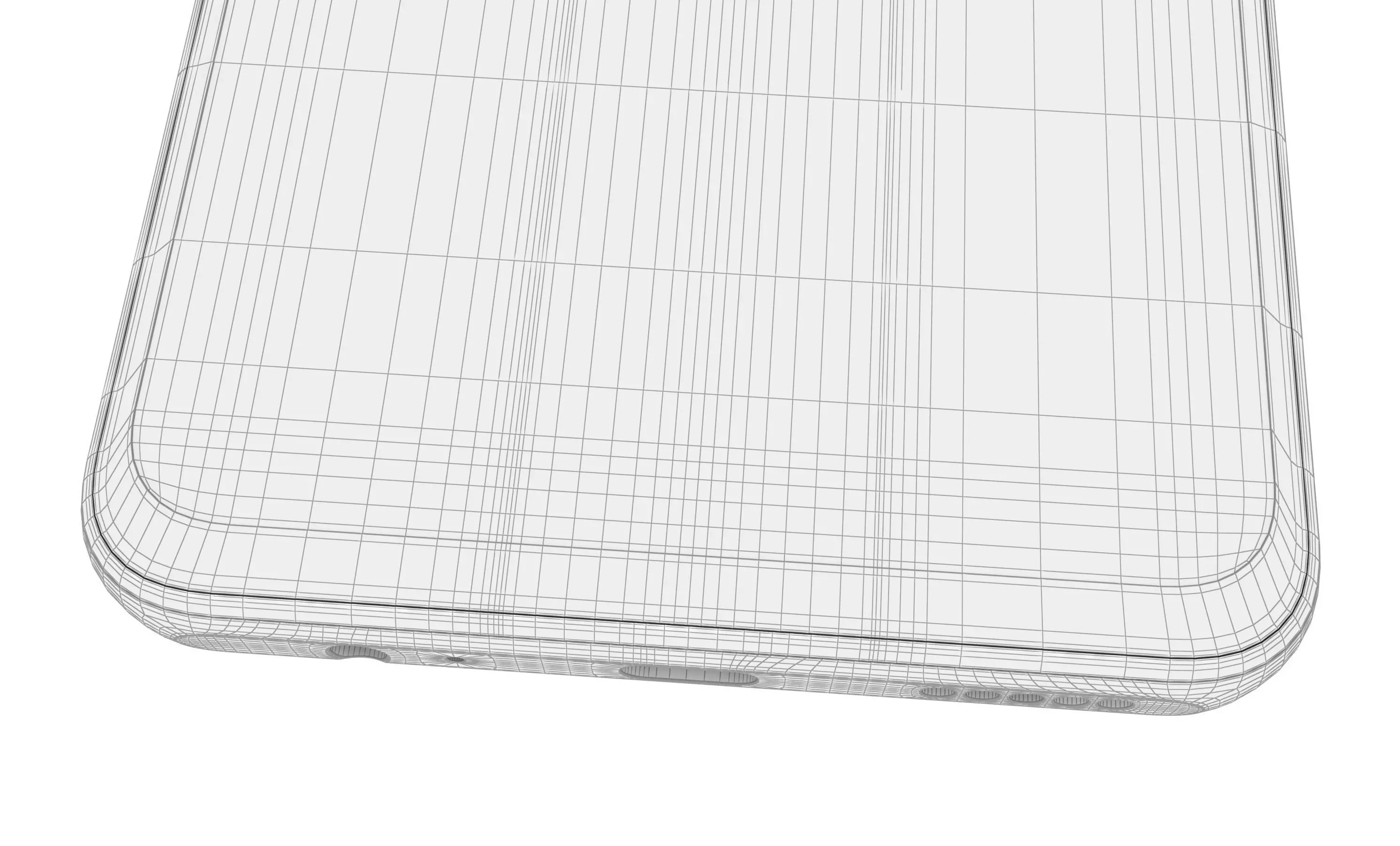 Huawei P Smart 2021 Blush Gold High Poly 3D model_17