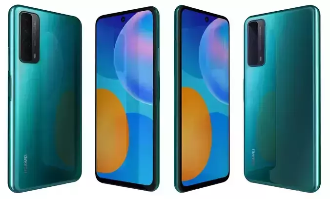 Huawei P Smart 2021 Crush Green High Poly