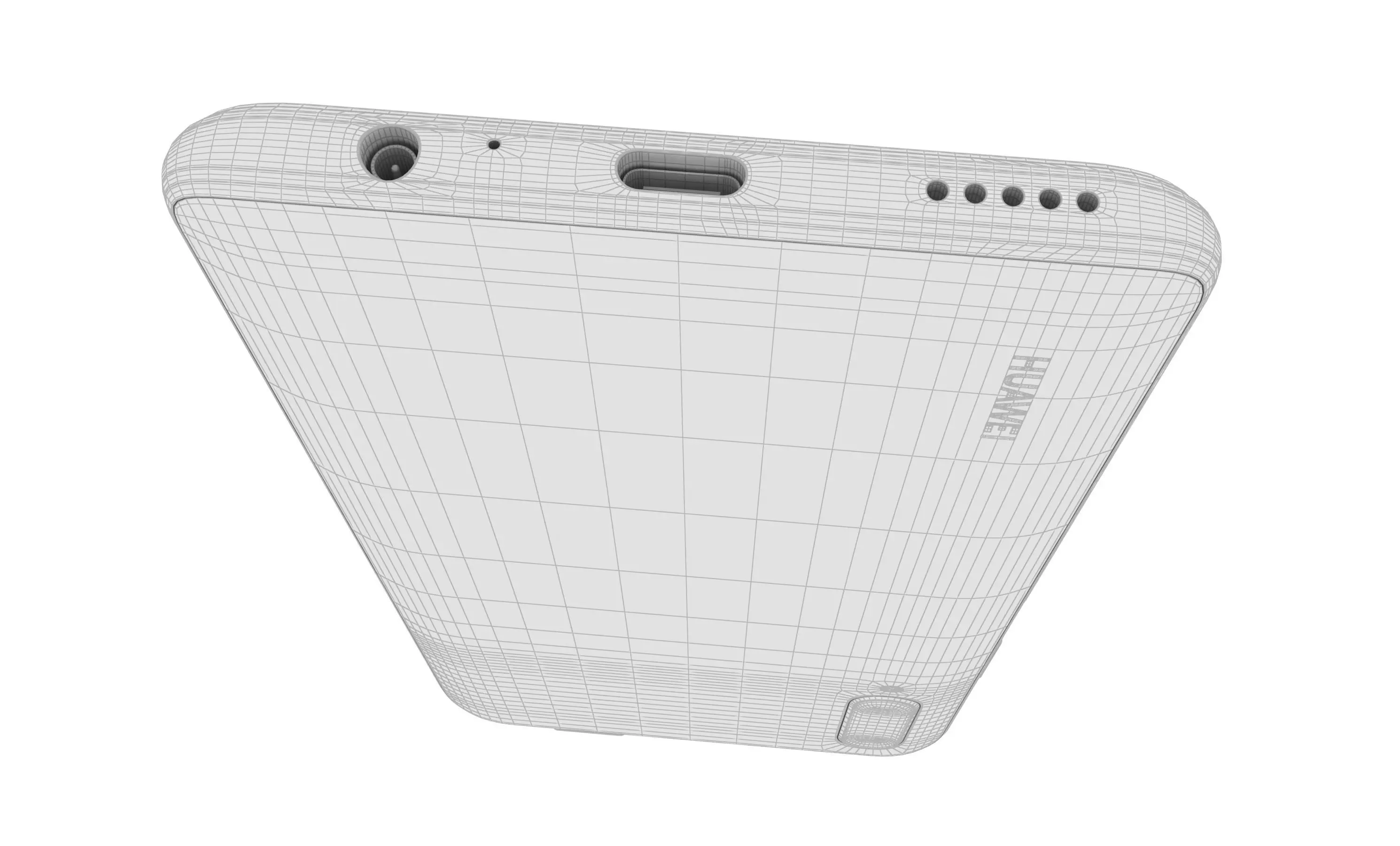 Huawei P Smart Pro 2019 Breathing Crystal High Poly 3D model_16