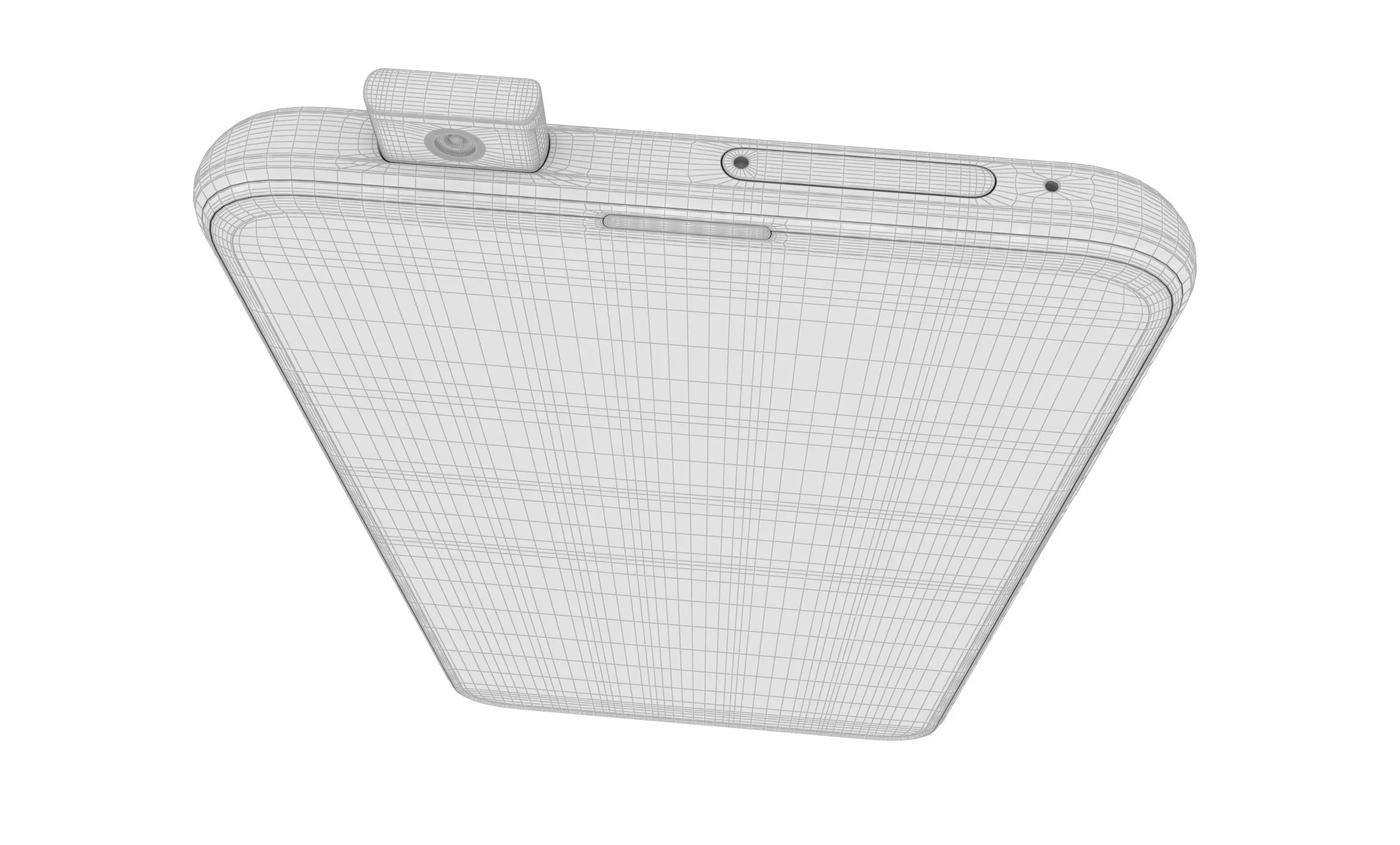 Huawei P Smart Pro 2019 Breathing Crystal High Poly 3D model_13