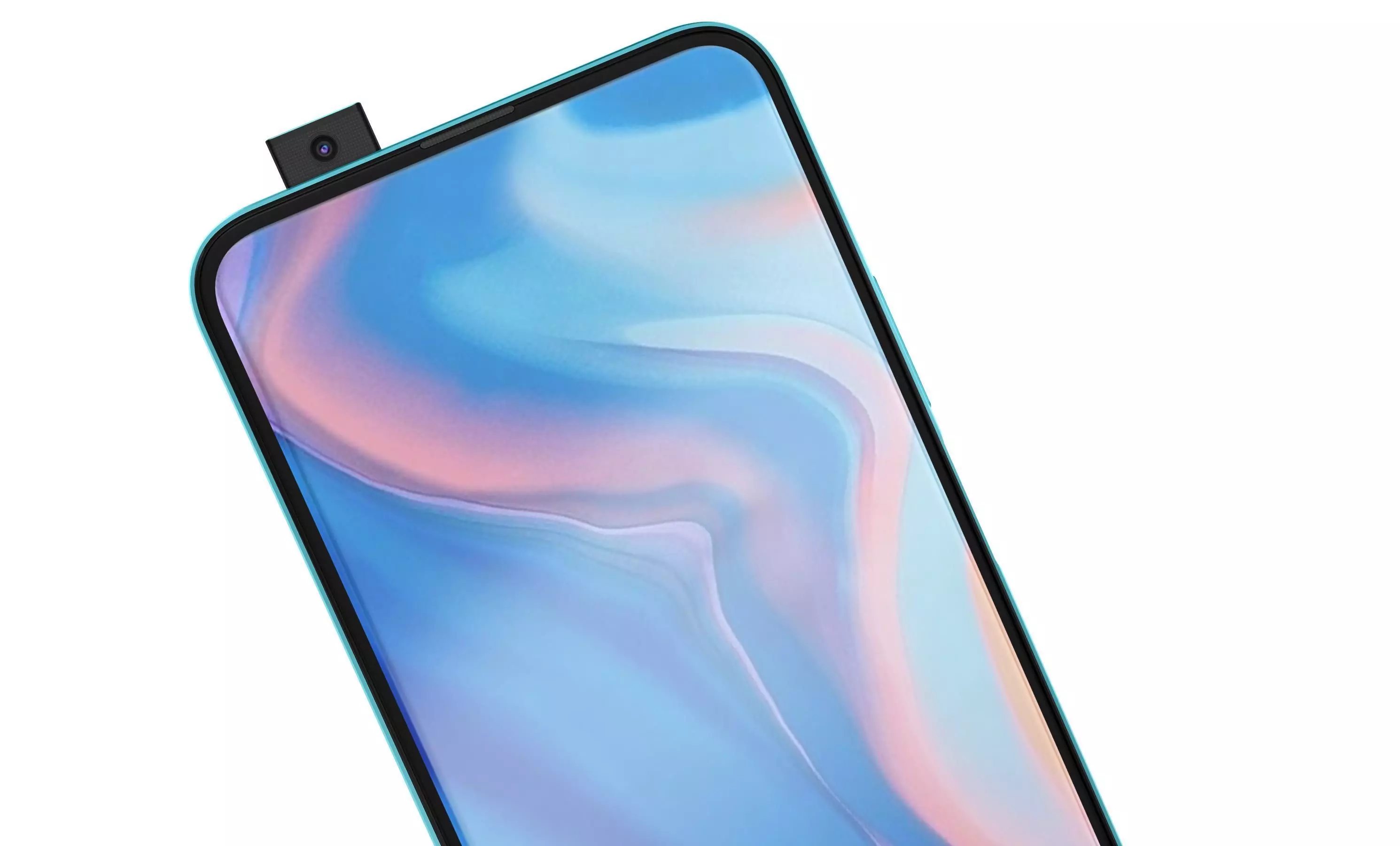 Huawei P Smart Pro 2019 Breathing Crystal High Poly 3D model_8