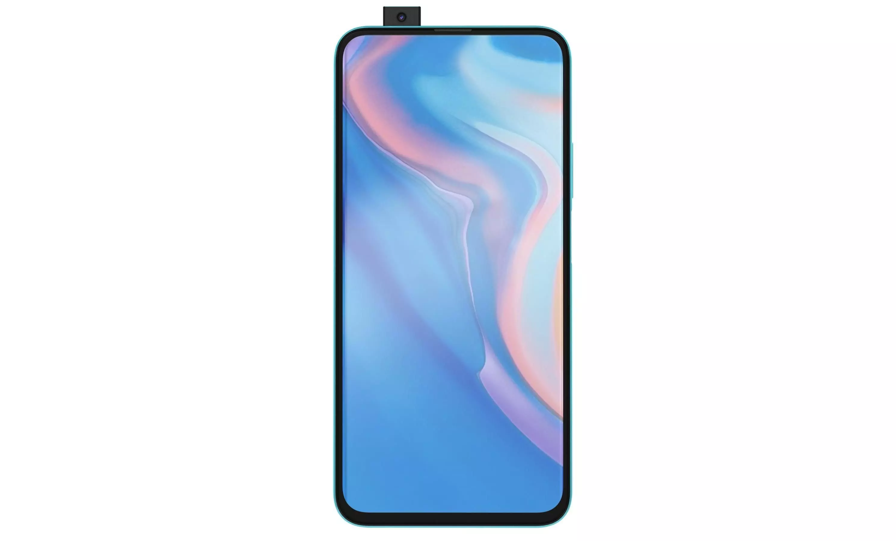 Huawei P Smart Pro 2019 Breathing Crystal High Poly 3D model_29