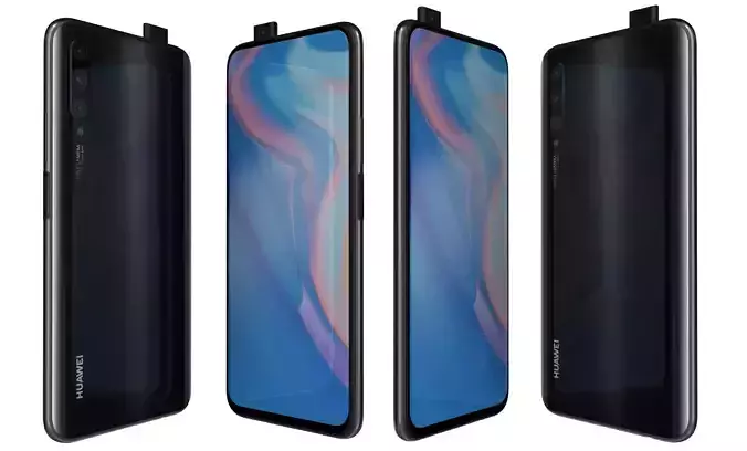 Huawei P Smart Pro 2019 Midnight Black High Poly