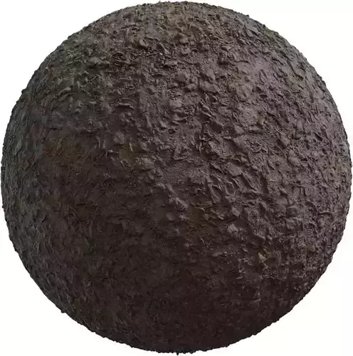 Forest Trail Dirt With Pebbles PBR Texture 