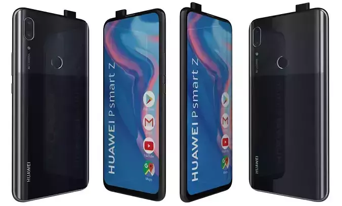 Huawei P Smart Z Midnight Black High Poly