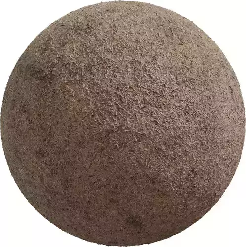 Shredded Mulch Ground Cover PBR Texture 