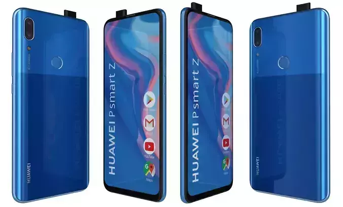 Huawei P Smart Z Sapphire Blue High Poly