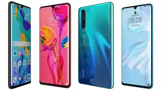 Huawei P30 All Colors High Poly