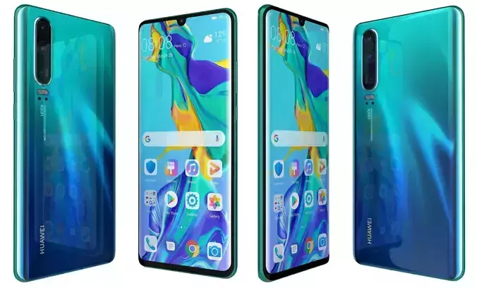 Huawei P30 Pearl White High Poly