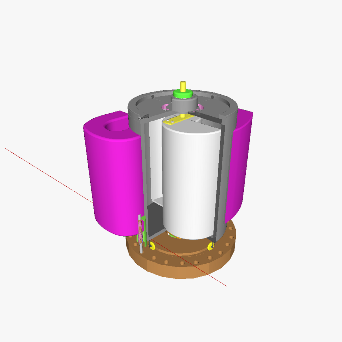 Shielded Savonius wind energy harvester 3D model_2