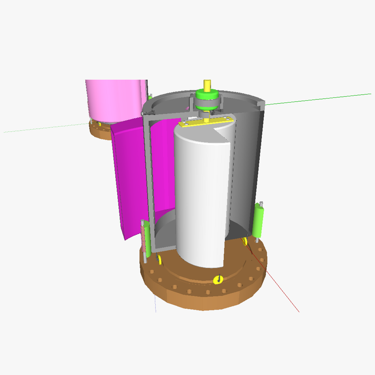 Shielded Savonius wind energy harvester 3D model_1