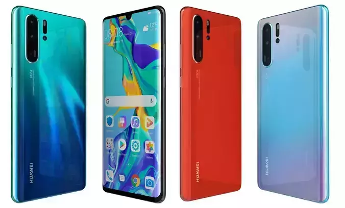 Huawei P30 Pro All Colors High Poly