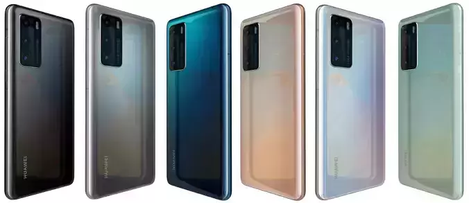Huawei P40 All Colors High Poly