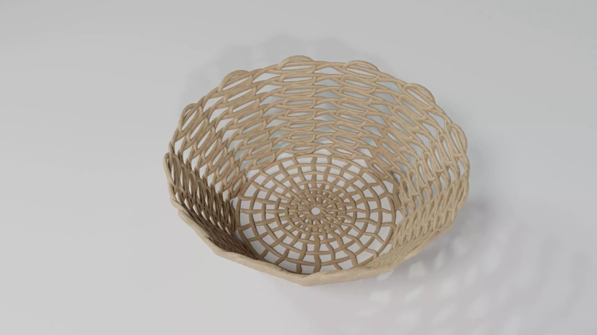 WICKER BASKET05 3D model_0