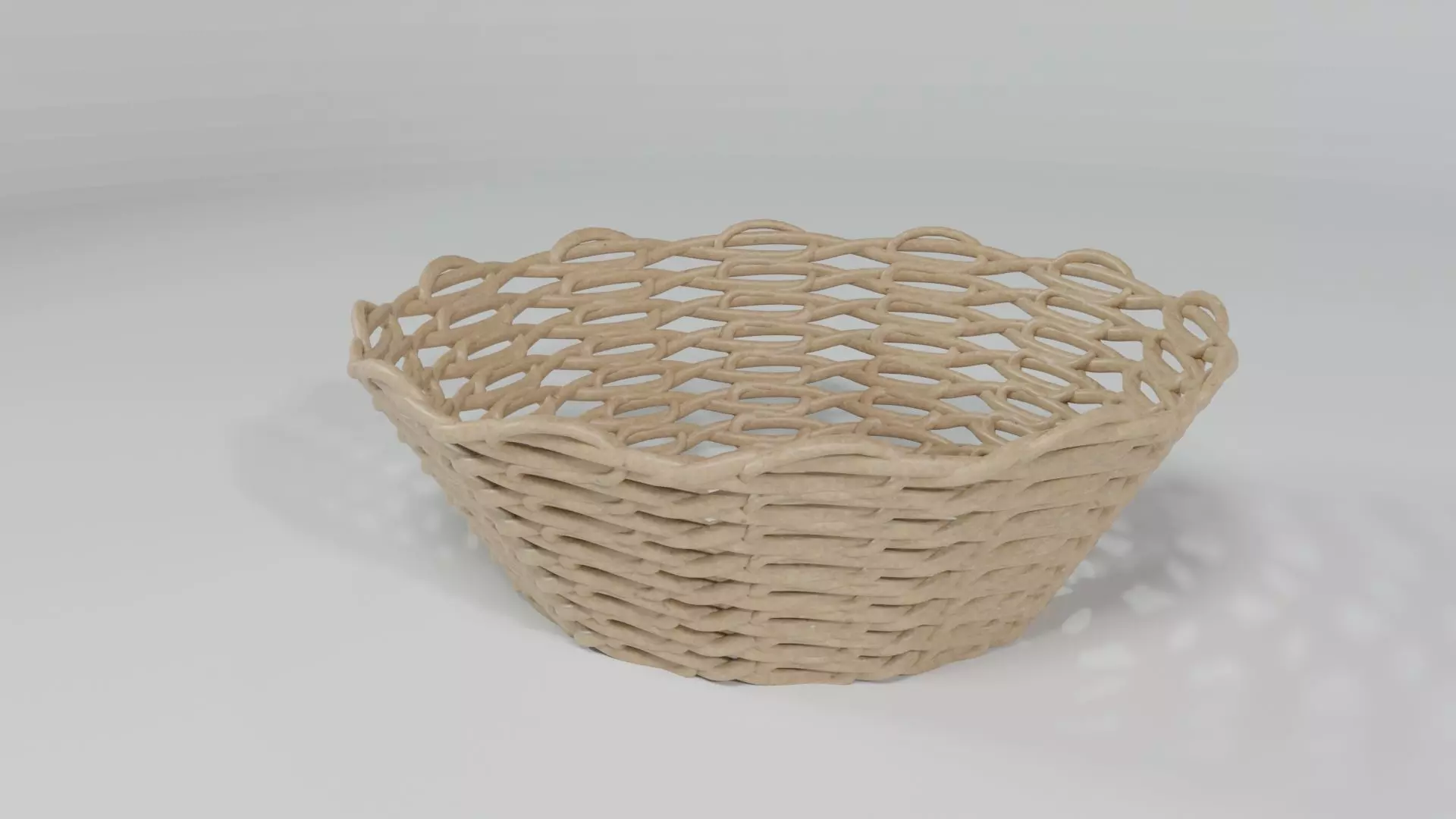 WICKER BASKET05 3D model_1