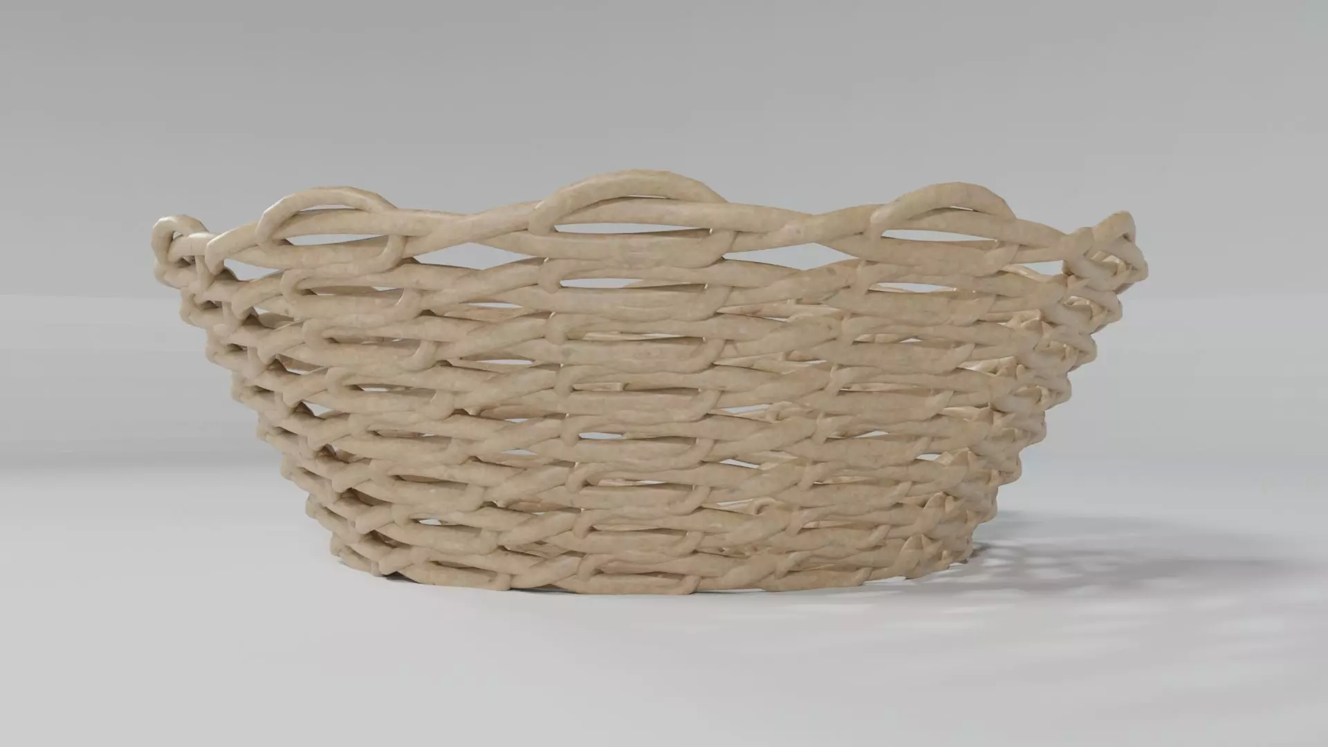 WICKER BASKET05 3D model_4