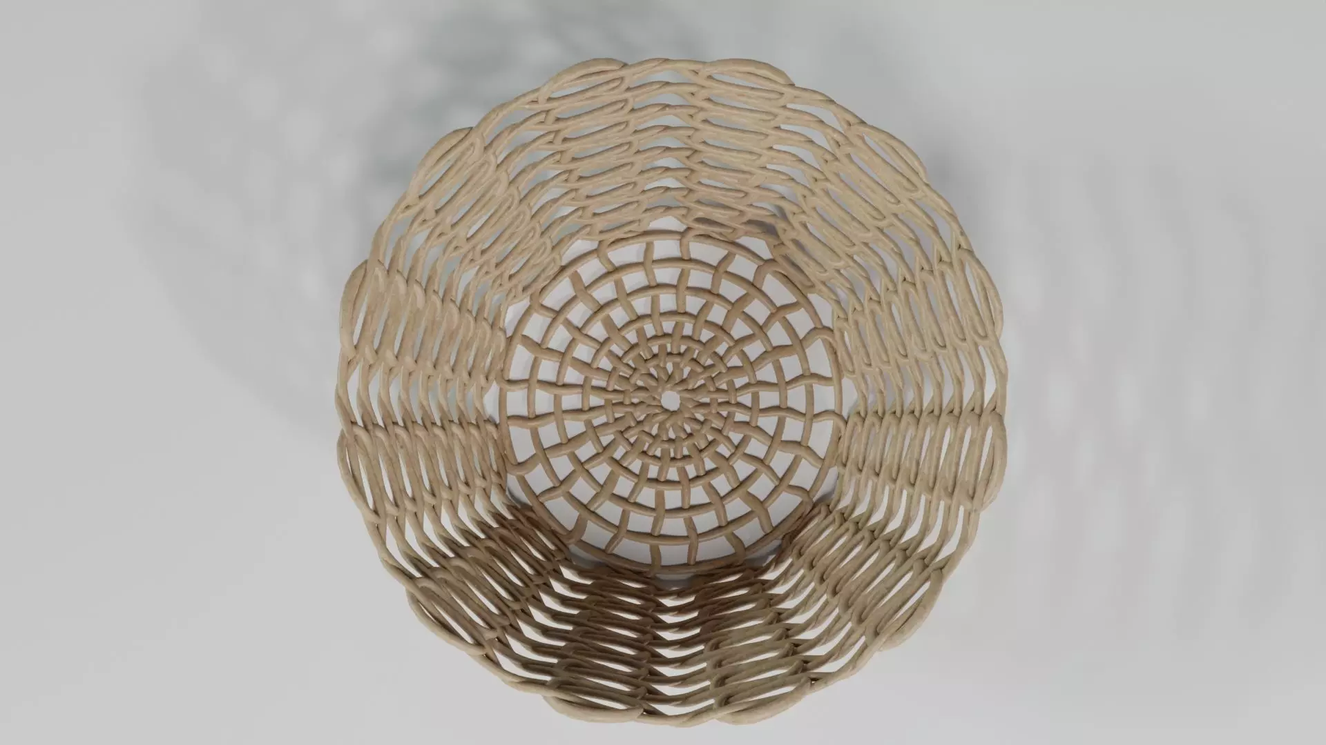 WICKER BASKET05 3D model_3