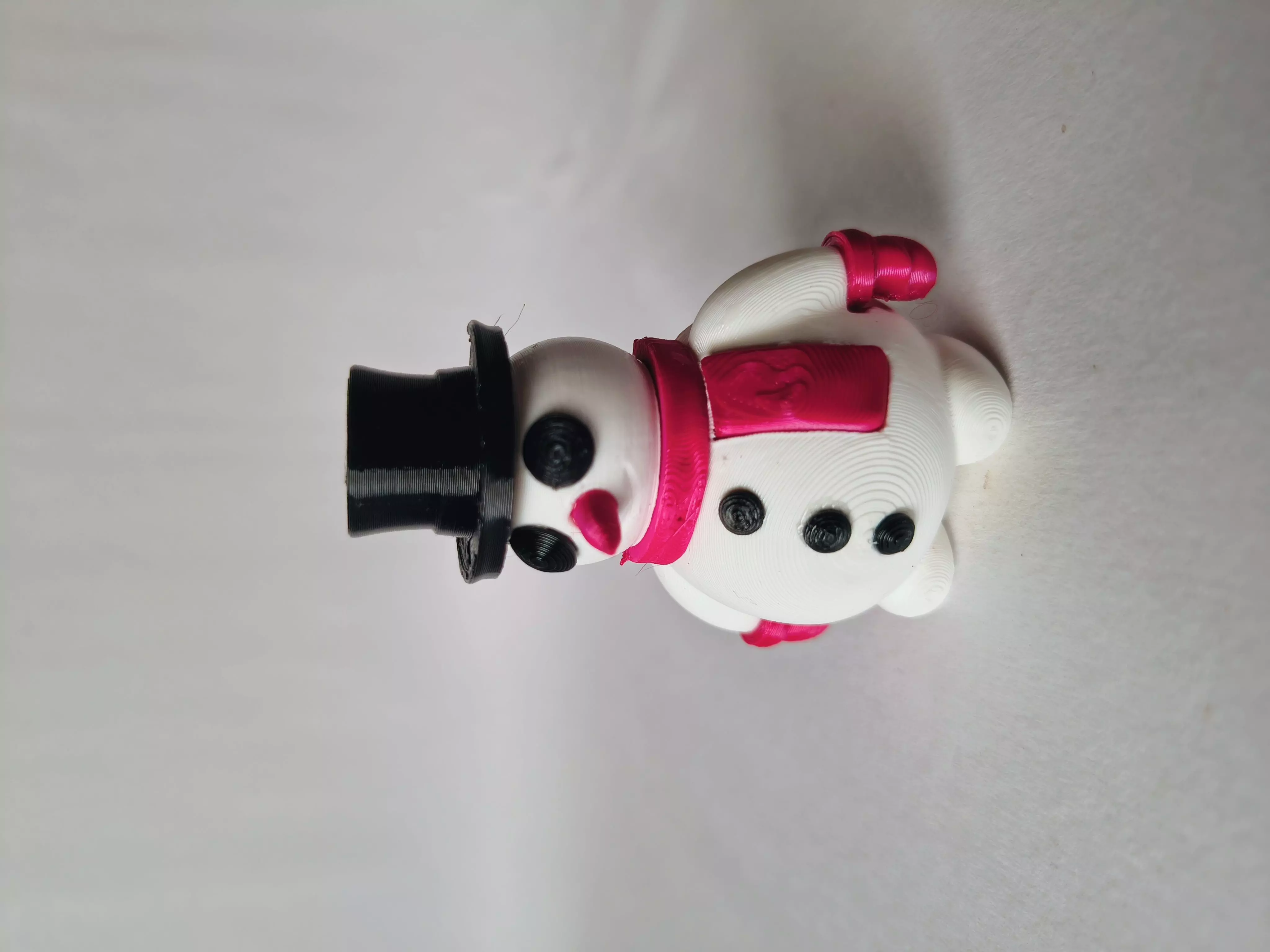 Frosty Buddy Adorable Snowman STL Model 3D print model_1