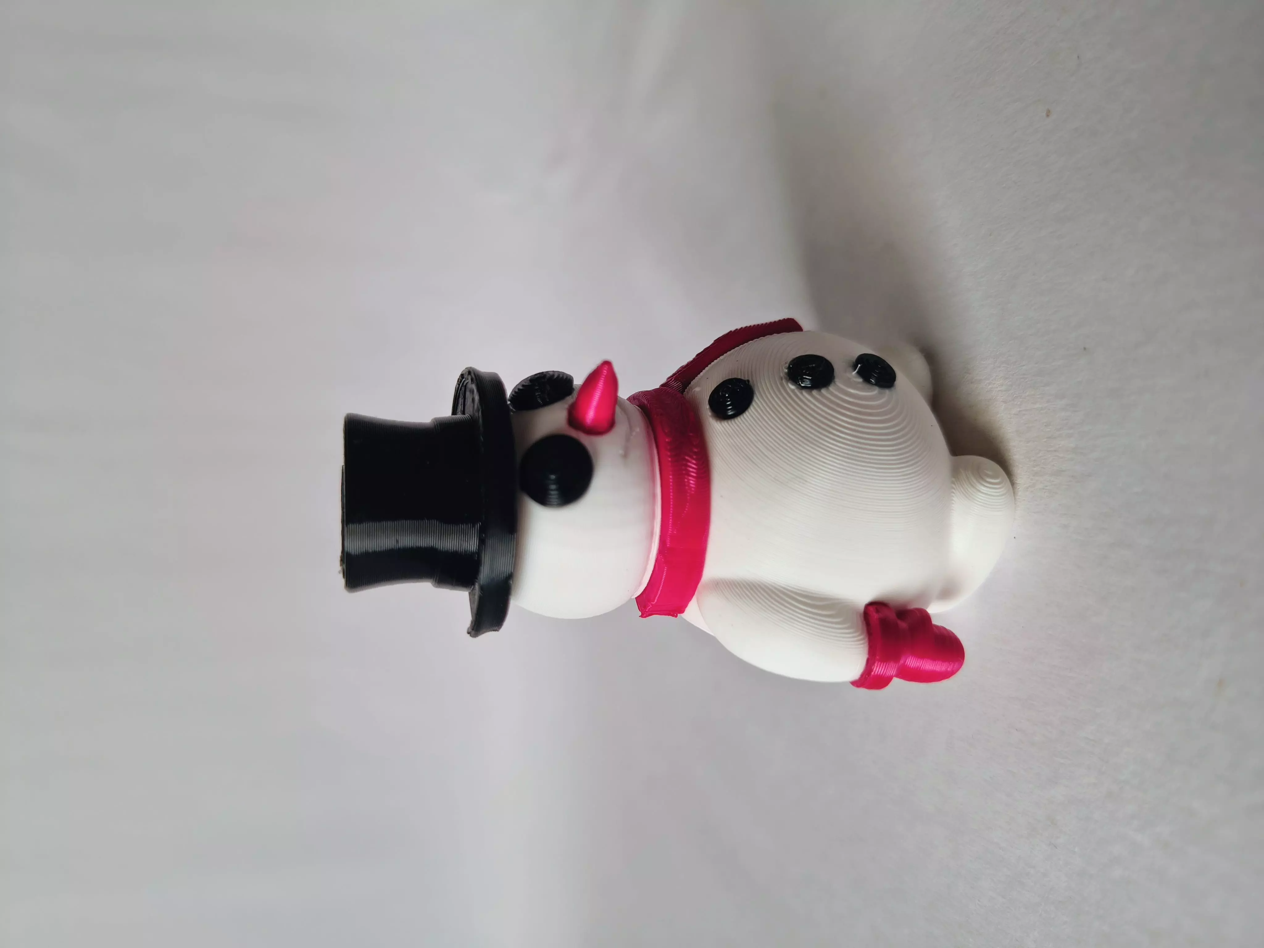 Frosty Buddy Adorable Snowman STL Model 3D print model_3
