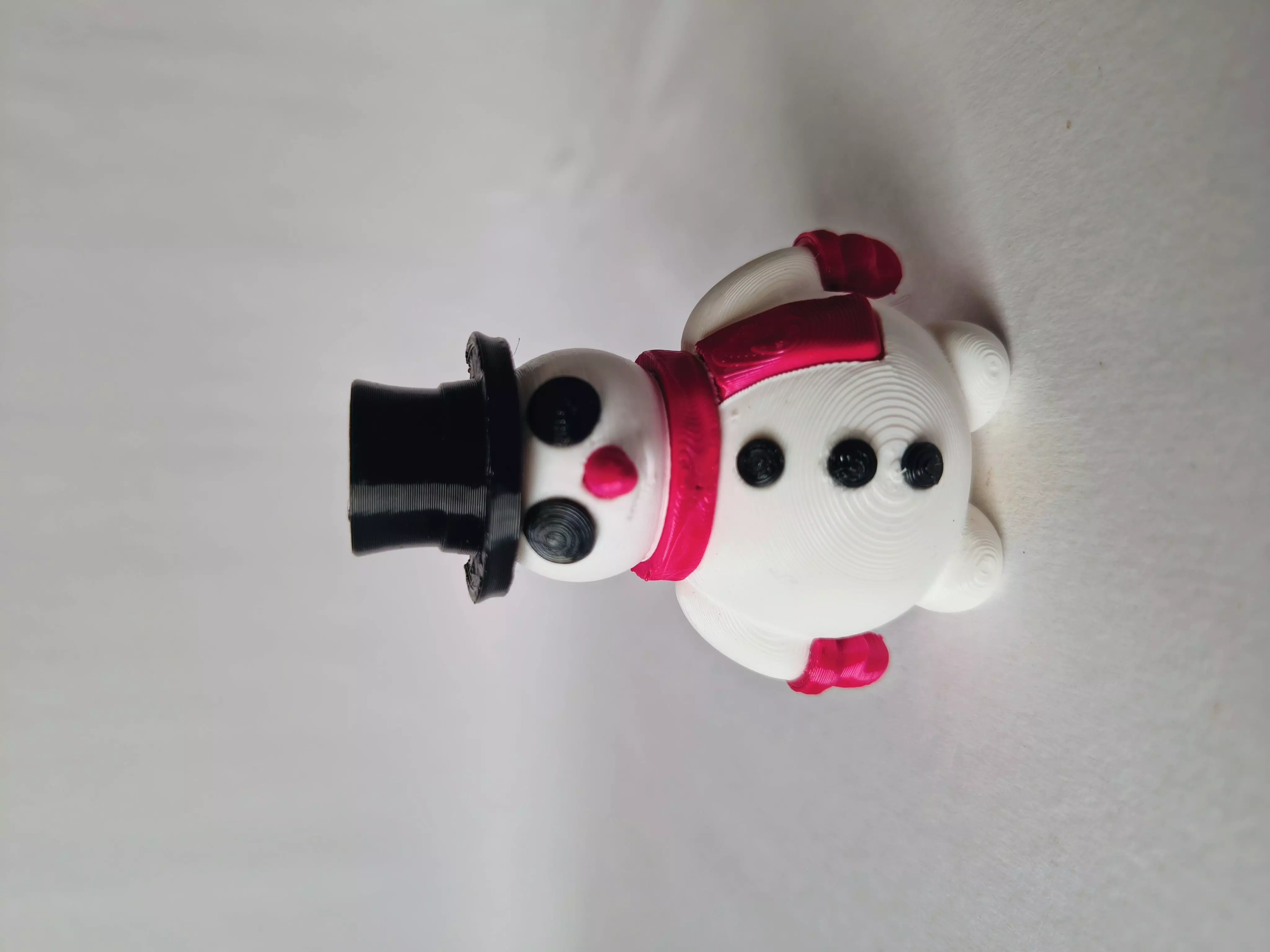 Frosty Buddy Adorable Snowman STL Model 3D print model_0