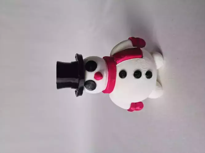 Frosty Buddy Adorable Snowman STL Model