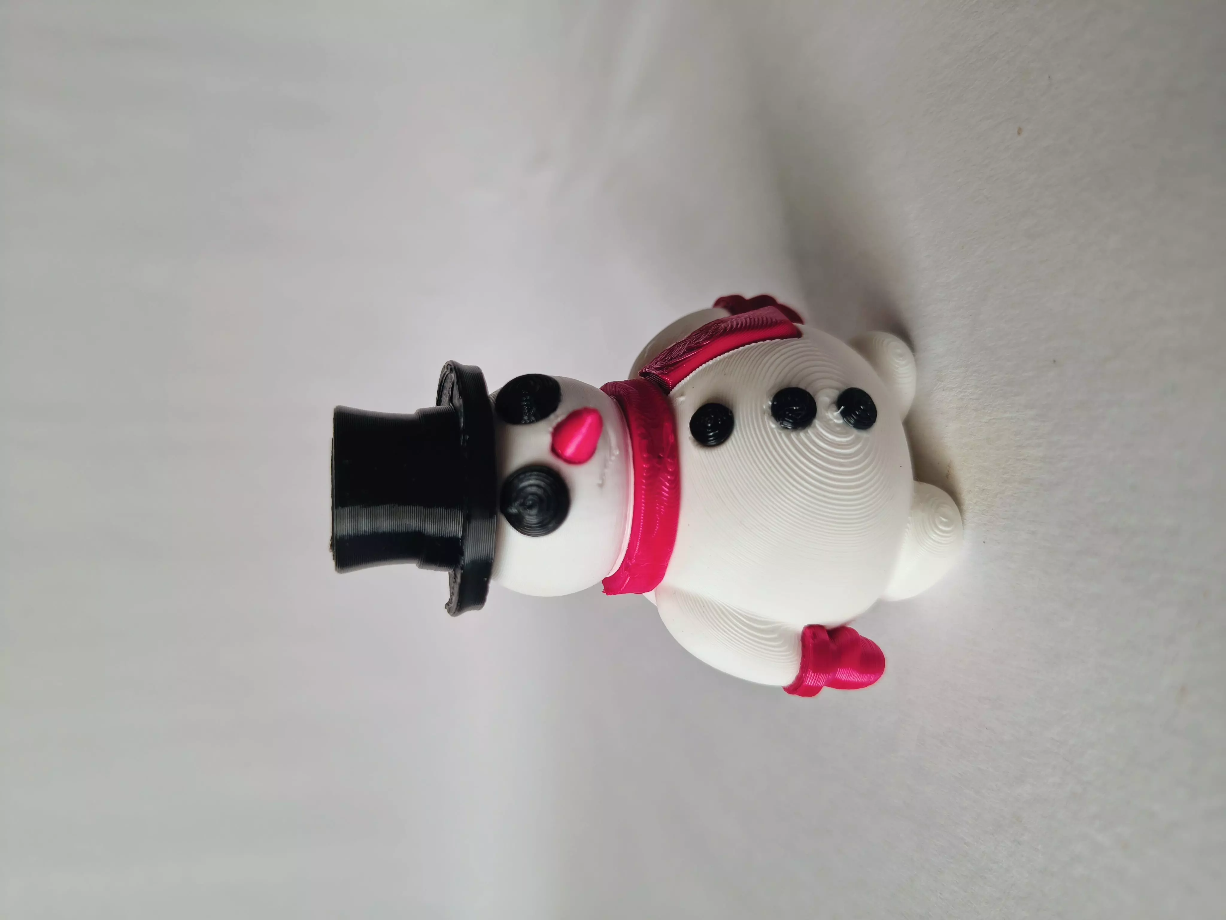 Frosty Buddy Adorable Snowman STL Model 3D print model_2