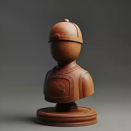 Classic Medieval Pawn Chess Piece