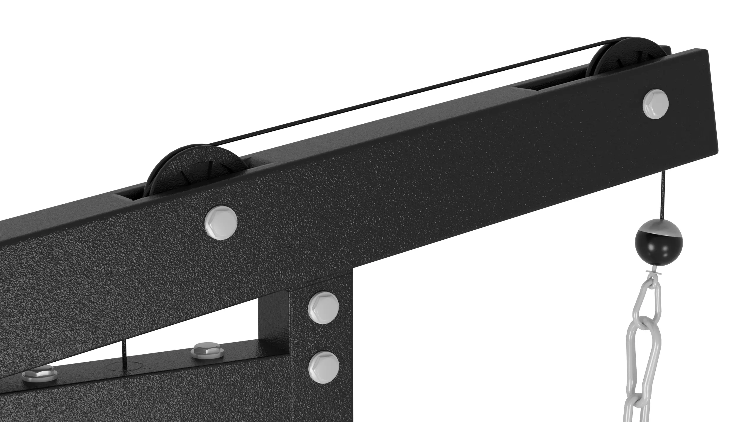 Wall-mounted Lat Pulldown Machine 3D Model 3D model_12