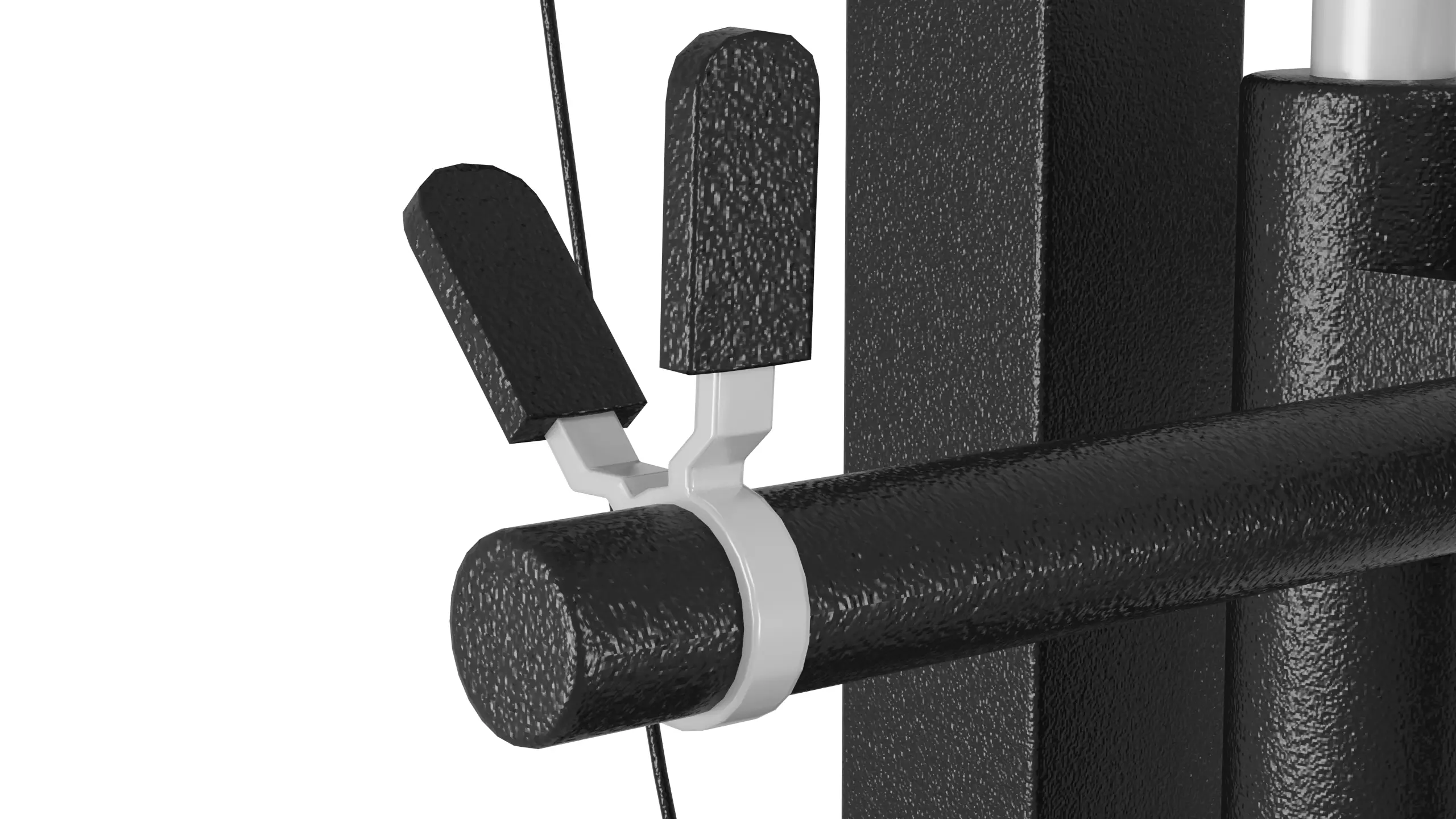 Wall-mounted Lat Pulldown Machine 3D Model 3D model_9