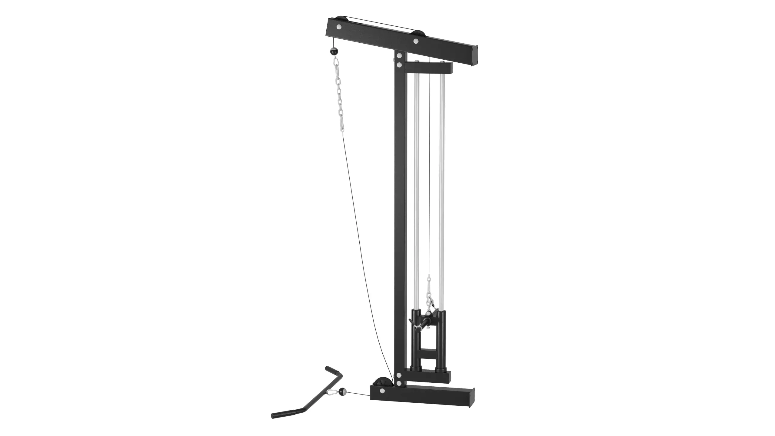 Wall-mounted Lat Pulldown Machine 3D Model 3D model_3