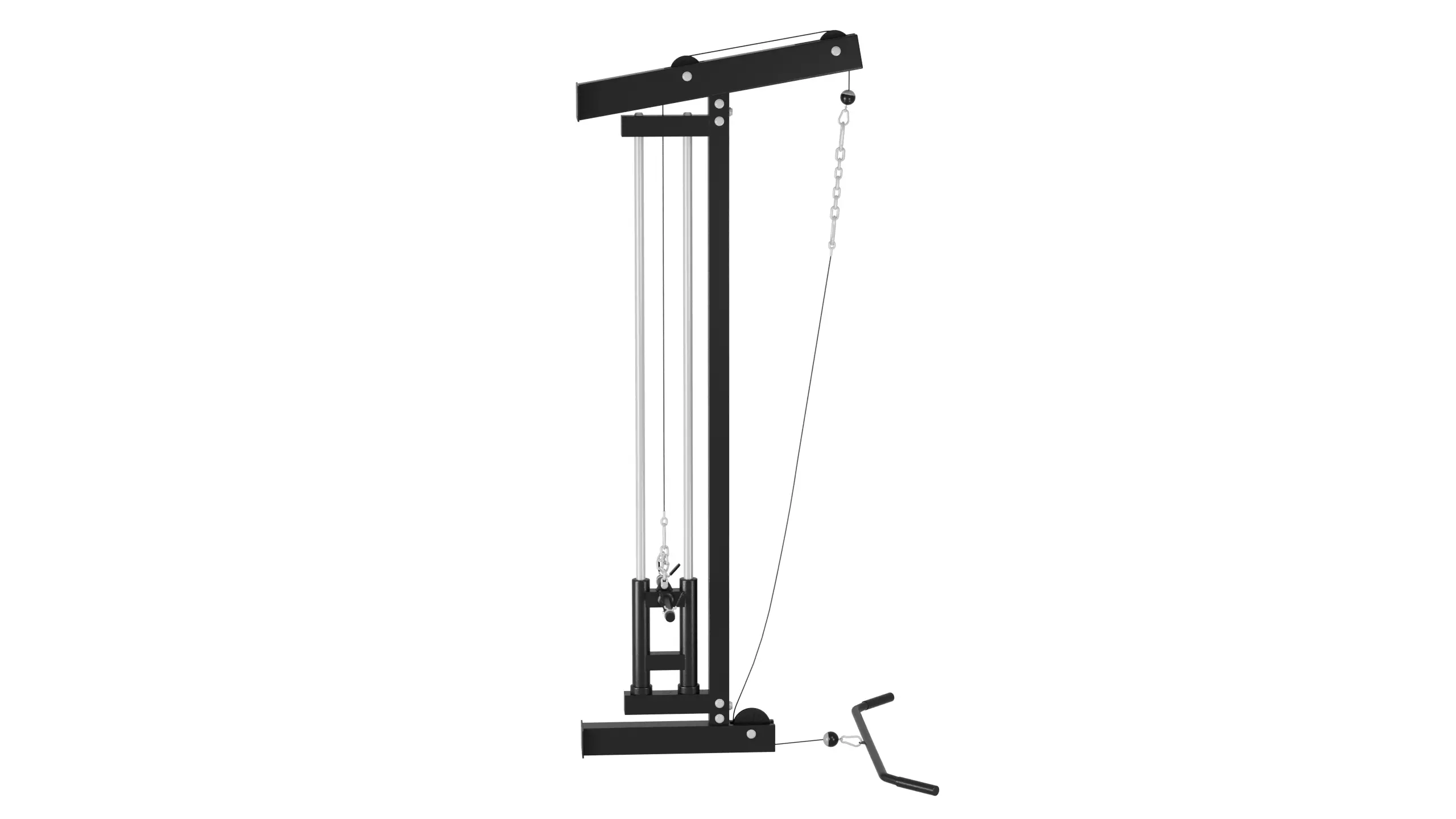 Wall-mounted Lat Pulldown Machine 3D Model 3D model_16