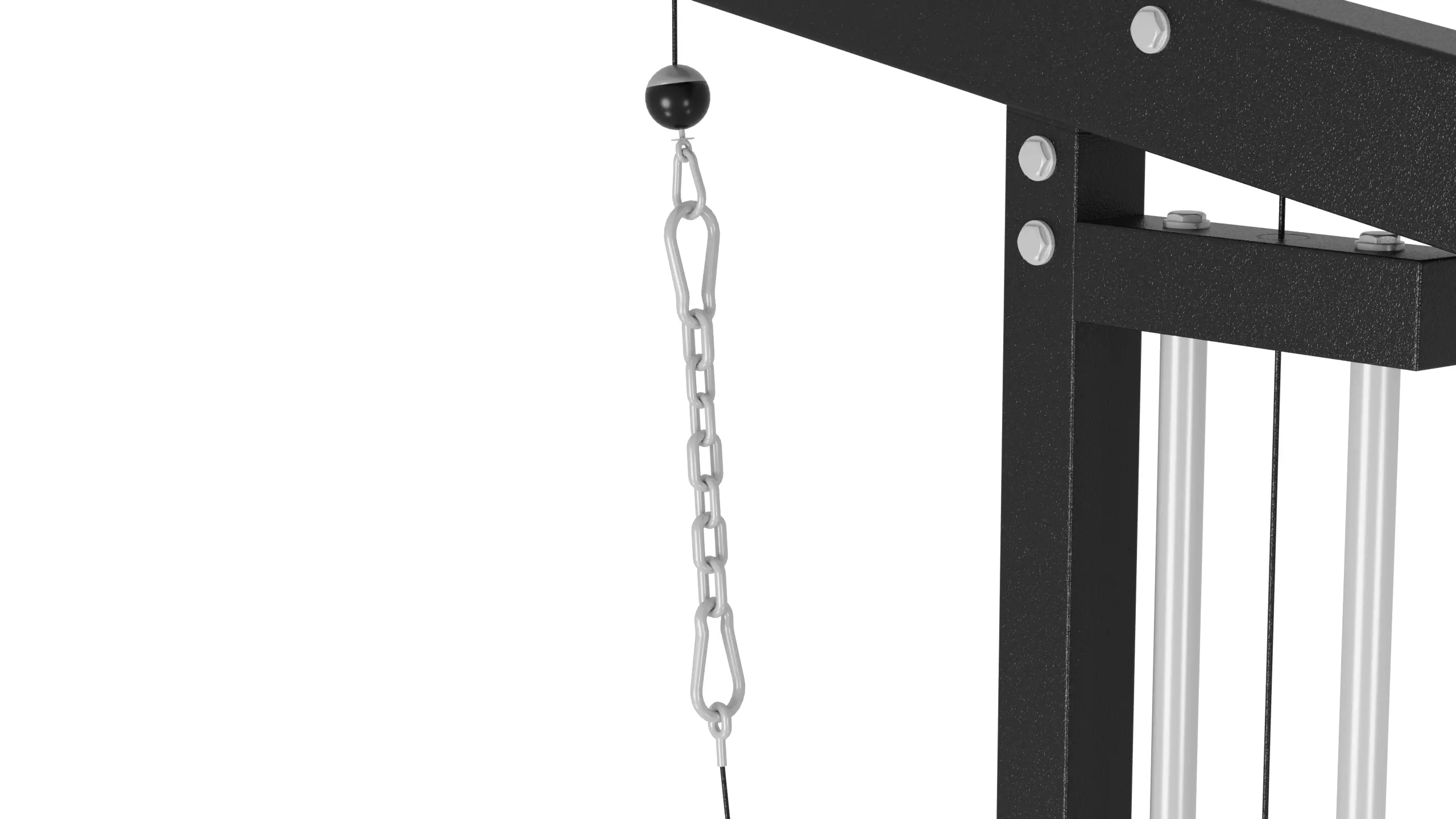 Wall-mounted Lat Pulldown Machine 3D Model 3D model_6