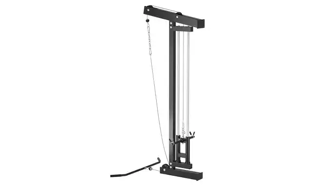Wall-mounted Lat Pulldown Machine 3D Model