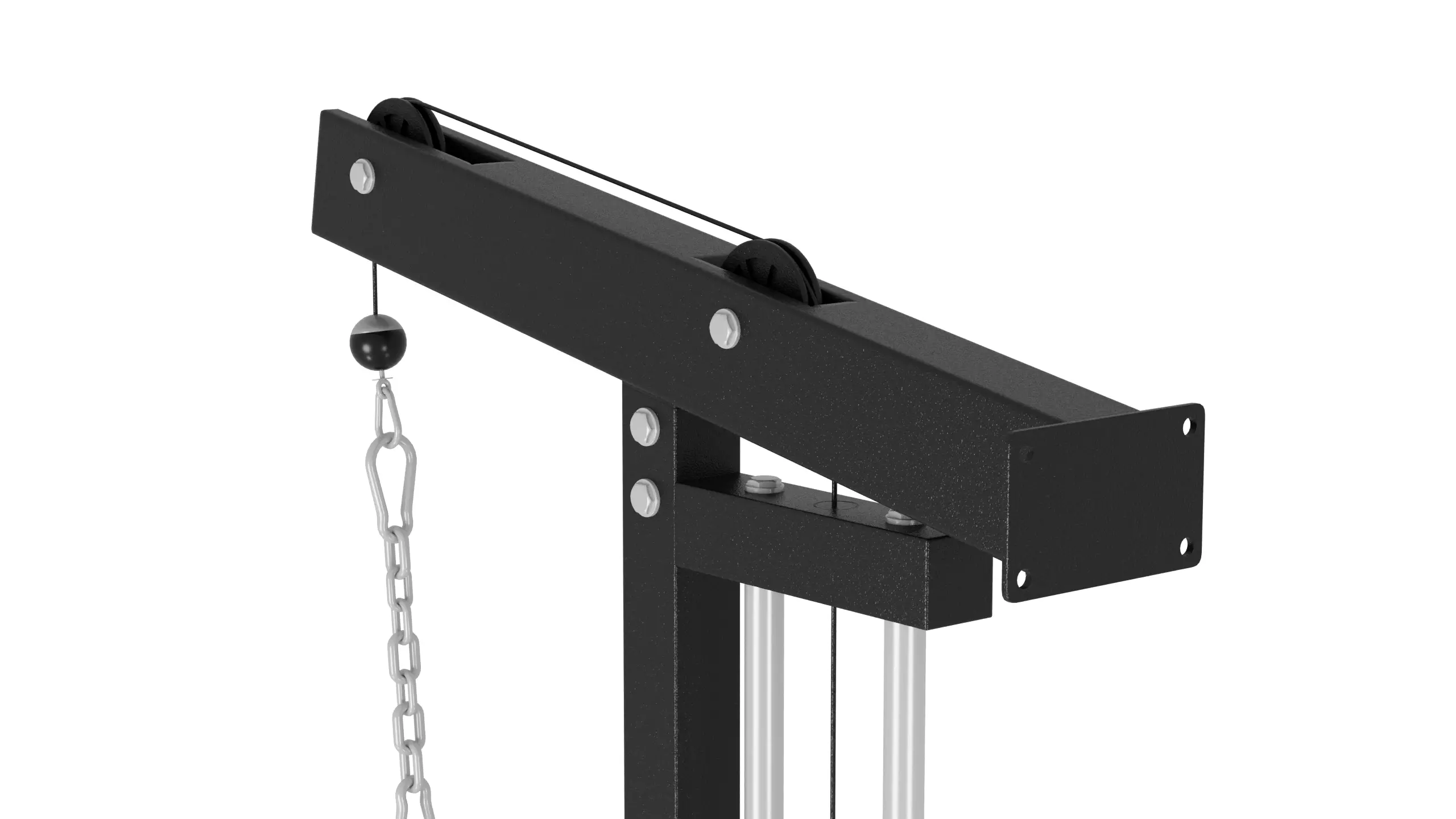 Wall-mounted Lat Pulldown Machine 3D Model 3D model_5