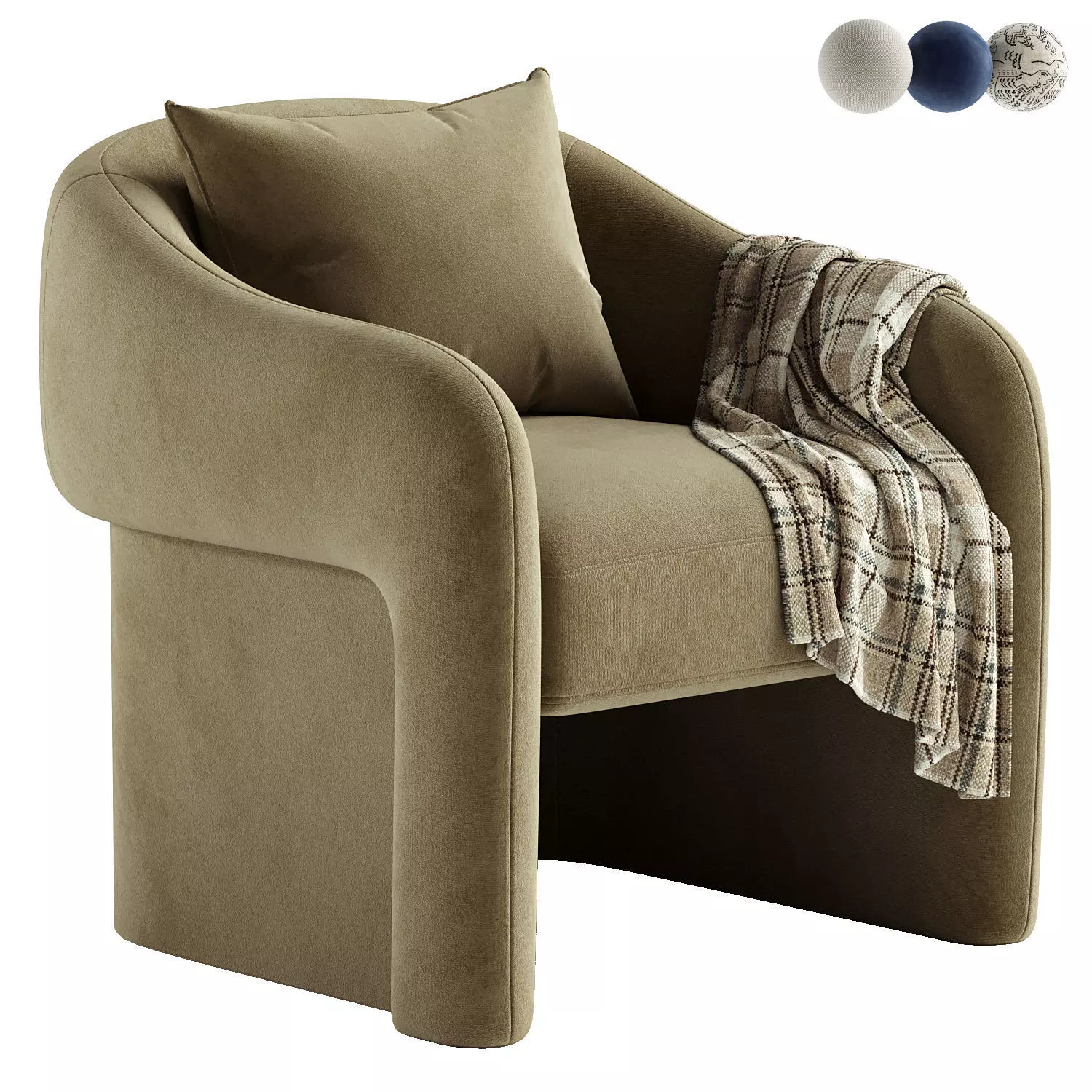 Skye Armchair 3D model