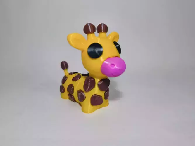 GIRAFFE STL FLEXI CHIBI CUTE GRACEFULPOLYGONS